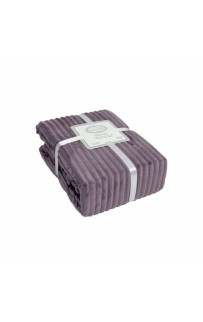Плед KARVEN Super Soft "DIAS" 160*220 п/э 1.5 спальный Р 941лиловый (Акция)