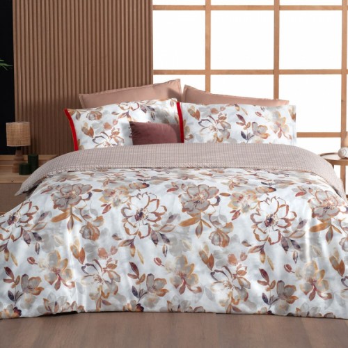 Постельное белье "Sarev" (300 tc) сатин 1.5 сп N391 ULIANA v2/Somon