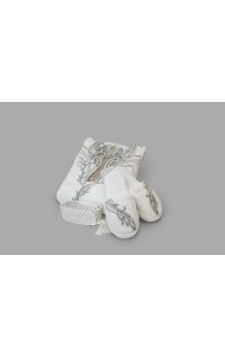 Халат Zebra женский комплект (полот.+ тапоч.) бамбук В 1124 Tiara Gri
