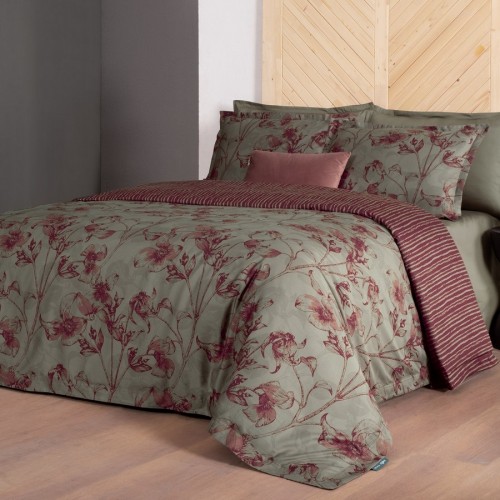 Постельное белье "Sarev" (300 tc) сатин кинг сайз N394 KRISTEN v1/Bordo