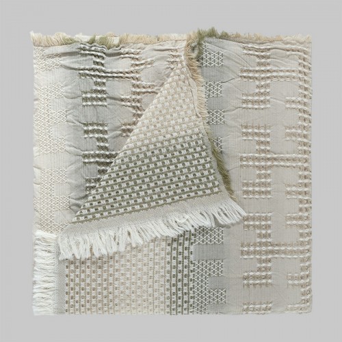 Покрывало SAREV Mood Comfort евро Y1017/1 PETAL v1/YESIL