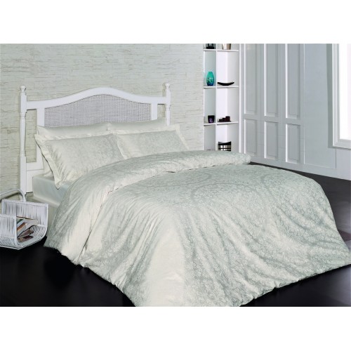 Постельное белье "Карвен" сатин 1,5 спальн.(Vanessa cream)