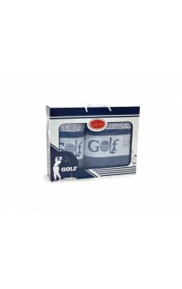 Полотенце в коробке Карвен " Golf" махра 50*90/70*140 HS 1551