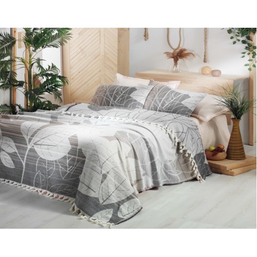 Комплект SAREV MILEY (покрывало с наволочкой) 1.5 сп., 2пр Y 961 v1/Bej