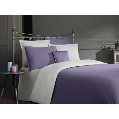 Постельное белье "Sarev"сатин семейный SOLID TREND v12