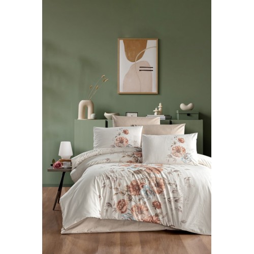 Постельное белье "Карвен" ранфорс 1,5 спальн. Benedic Cappuccino