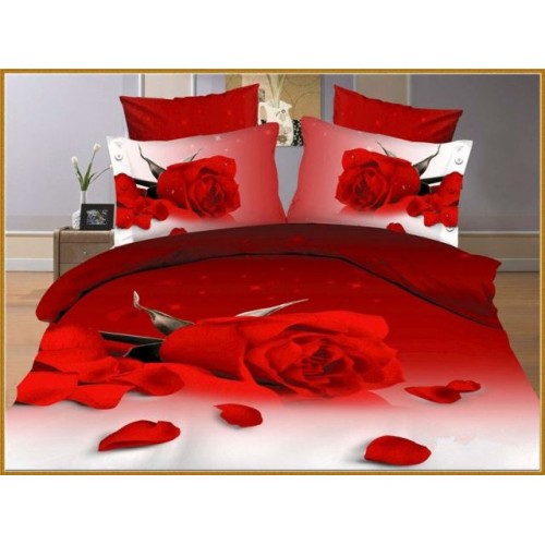 Постельное белье "Карвен" (сатин Де люкс 3D) 1,5 спальн. (446) (Акция)