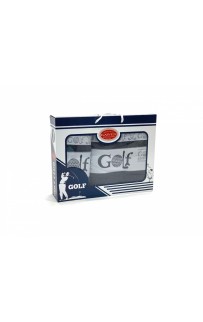 Полотенце в коробке Карвен " Golf" махра 50*90/70*140 HS 1551