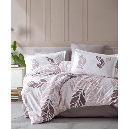 Постельное белье "Карвен" ранфорс евро Lapis Beige v-1