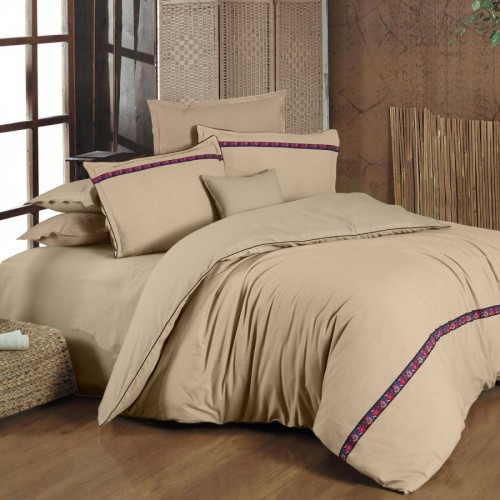 Постельное белье Sarev ENRIKE Фланель 1,5. BEJ/v1.