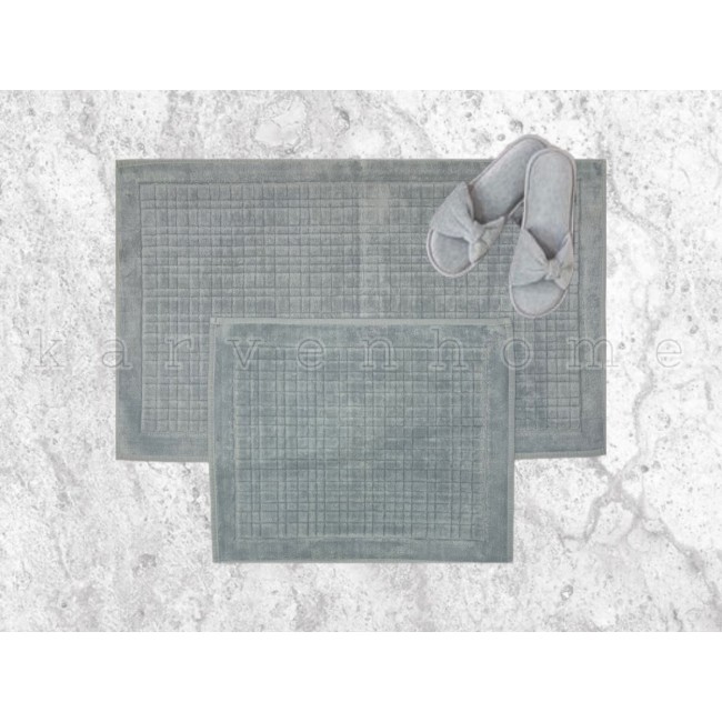 Набор ковриков для ванной Карвен EKOSE KV 424 gri/серый