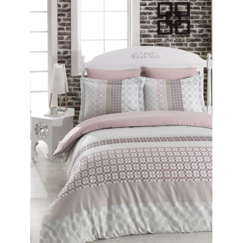 Постельное белье "Карвен" сатин 3D евро (Viviene)