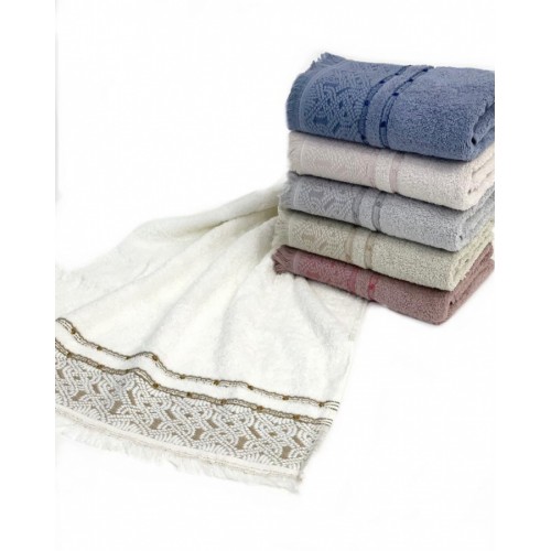 Набор полотенец Карвен "MAKROME" 50*90 6шт.махра НS 3225 (Акция)