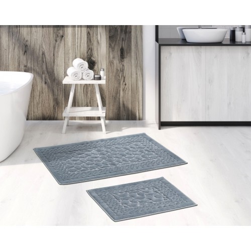 Набор ковриков для ванной Карвен "HASANKEYF" 60х50/60х100 KV 108