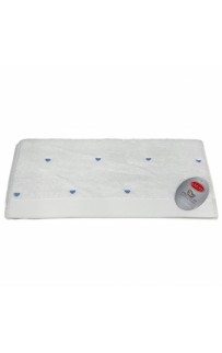 Полотенце Карвен "KALPLI NAKISLI" 50*90 1шт. микрокоттон НS 6015 mavi/голубой