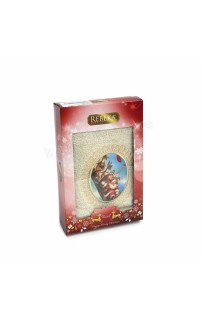 Полотенце Rebeka" Новый год" махра 50*90 1шт HS 1710 v2 bej/бежевый