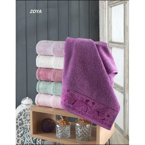 Полотенце Kарвен Bamboo "ZOYA" 50*90 6шт бамбук H 4107