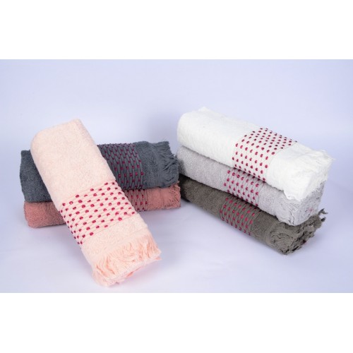 Полотенце Карвен "ELSA" 50*90 6шт.махра Н 3121/1