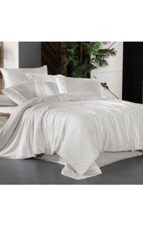 Постельное белье Sarev Mood Comfort жатый хлопок 1.5 сп. N246 MARBELLA v1/Beyaz