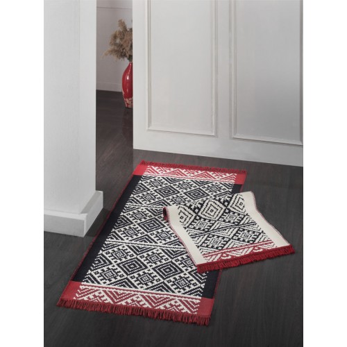 Коврик для ванной Sarev 80*150 KV 411AKHILA (v1)kirmizi