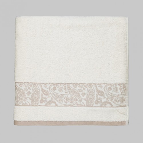 Полотенце Sarev DENA 80*150 1шт. махра Н1038 v 1/Ekru