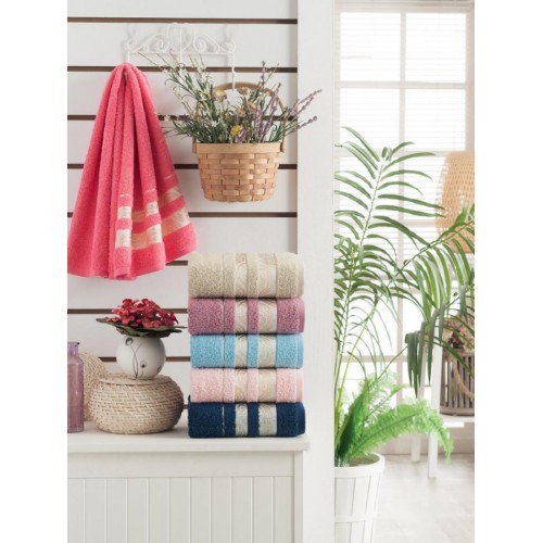 Полотенце Карвен "HINDISTAN" 50*90 6шт.махра Н 2227