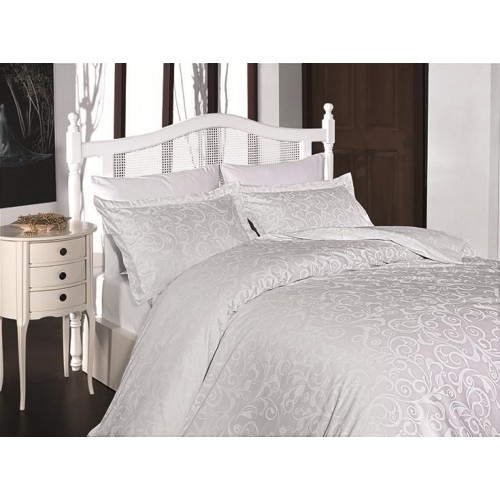 Постельное белье "Карвен" сатин семейный (Sweta Beyaz)