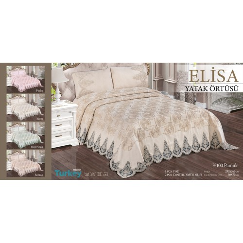 Покрывало MISS BELLA "ELISA" с наволочками евро Y 663