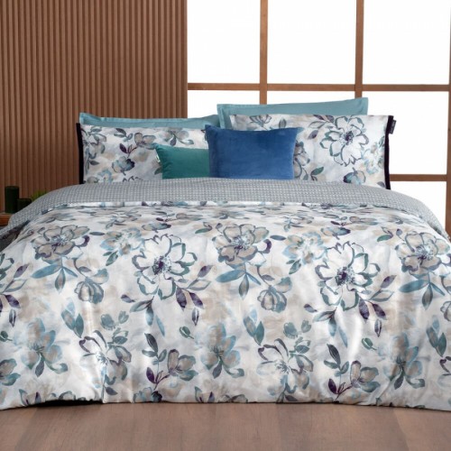 Постельное белье "Sarev" (300 tc) сатин 1.5 сп N391 ULIANA v1/Yesil