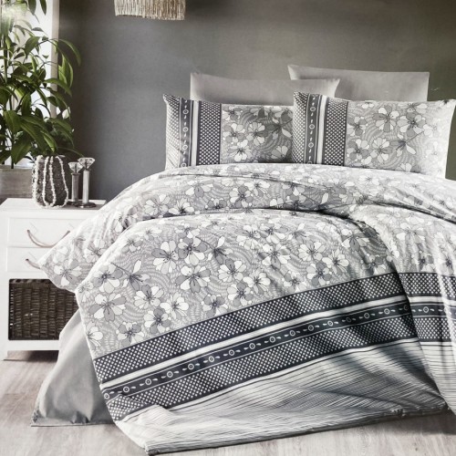 Постельное белье "Карвен" ранфорс евро (Gianna Grey)