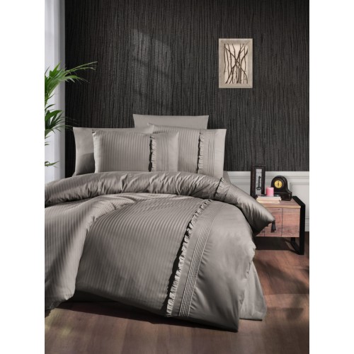 Постельное белье "Карвен" DELUхE ранфорс 1,5 спальн. (Sweetness mink) (Акция)