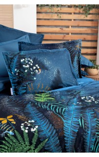 Постельное белье Sarev DEEP BLUE FANCY Поплин евро. MAVI/V1