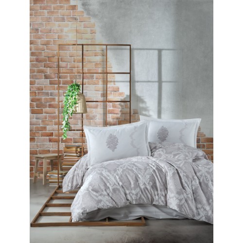 Постельное белье "Карвен" ранфорс евро Fiorita Lilac v-2