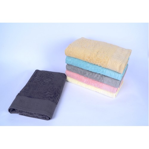 Полотенце Карвен "НAZEL" 50*90 6шт. микрокоттон Н 6003 (Акция)