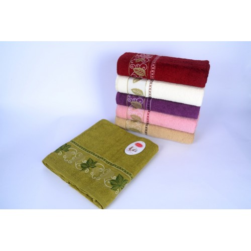Полотенце Карвен " YAPRAK" махра 50*90 6шт. Н 2072