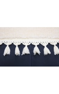 Набор ковриков для ванной Карвен POST DOKUMA SACAKLI/мех с бахрамой KV 414 bej/бежевый