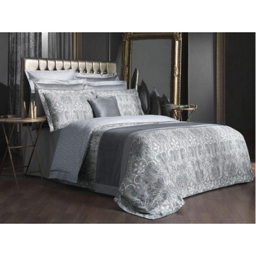 Постельное белье "Sarev"сатин семейное ISFAHANv1/Gri