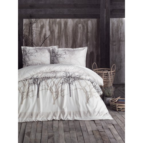 Постельное белье "Карвен" ранфорс евро (4 пр) Midas Beige v-2 (Акция)