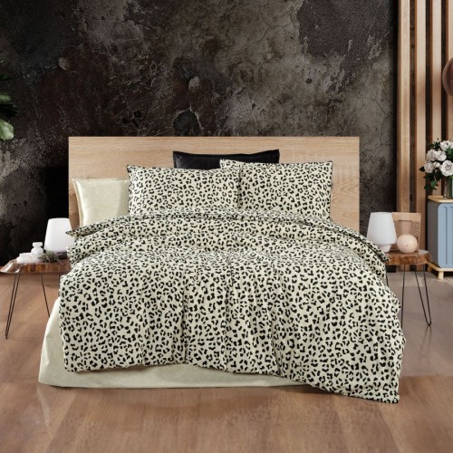 Постельное белье "Sarev Bazaar" ранфорс 1,5 спальн. N376 KOTIYA v1/Bej