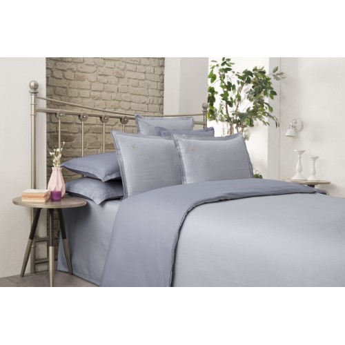 Постельное белье "Sarev"dobby евро N194/1 OLIVE ARMURLU v12/Koyu lila