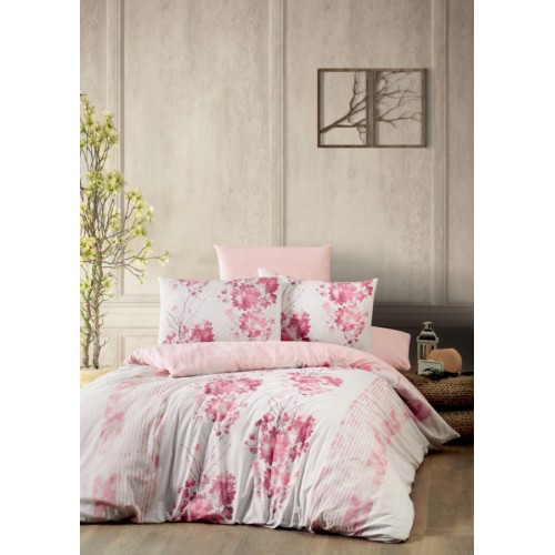 Постельное белье "Карвен" ранфорс евро (Rina)