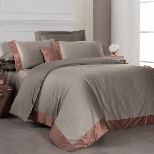 Постельное белье "Sarev" Sport&Chic (300tc) cатин евро N315 VORONEJ v2/Bakir