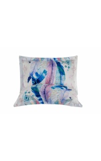 Постельное белье Карвен Stripe Satin с цветным принтом семейное N251-SB001 (7пр.) (Акция)