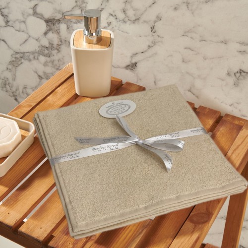 Набор полотенец кухонный Karven "EPONJ DUZ"махра 30*30 6 шт.НМ 772 bej