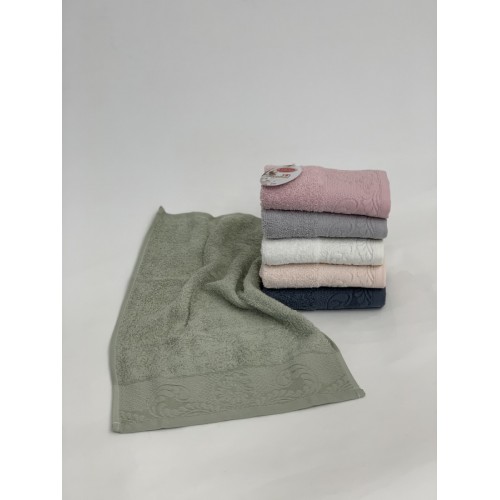 Набор полотенец кухонный Карвен "KATYA"махра 30*50 6 шт.HM 714 v5