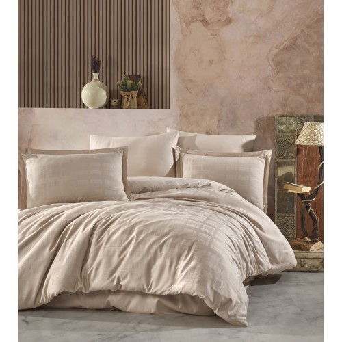 Постельное белье "Карвен" сатин 1,5 спальн. Marsela v-2 Beige