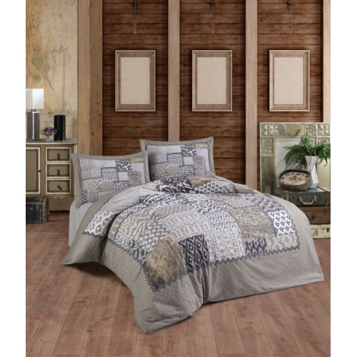 Постельное белье "Карвен" Digital print  ранфорс евро N122 R-020 (Акция)