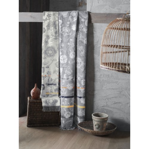 Плед Sarev хлопок евро Р 918 ROSLIN (V1)gri