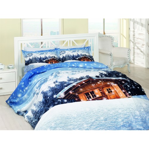 Постельное белье "Карвен" (сатин 3D) евро ( Fresh)