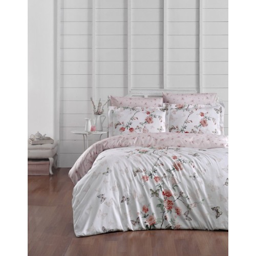 Постельное белье "Карвен" сатин семейное Matilde White